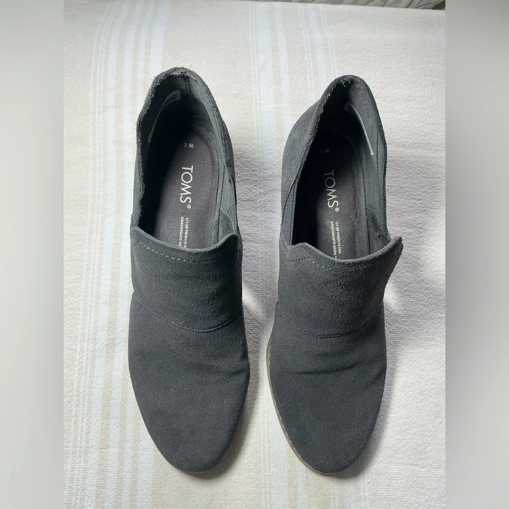 Toms Gray Ankle Boots